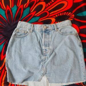 Denim Mini Skirt